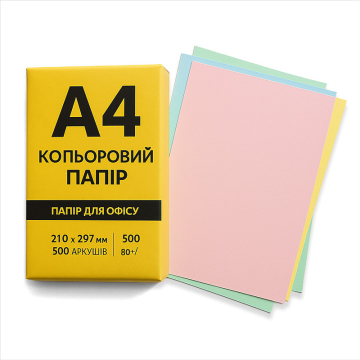 Папір офісний кольоровий